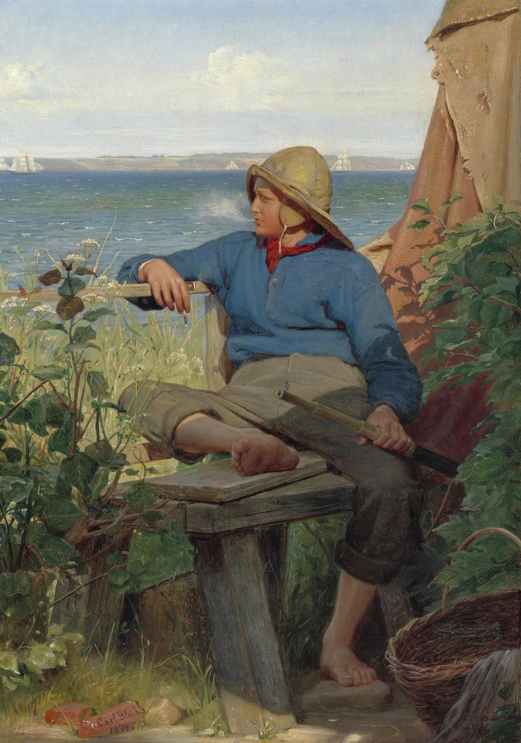 Un giovane marinaio, 1874 - Hirschsprung Collection